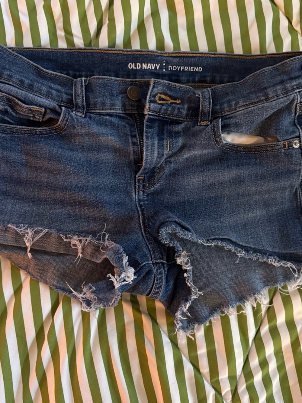Old Navy Boyfriend Denim Mini Shorts - Picture 3 of 3